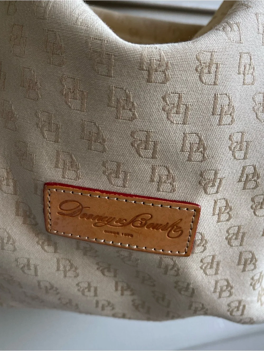 Dooney & Bourke Handbags Monogram Medium Sac Hobo Bag Slouchy Y2K
